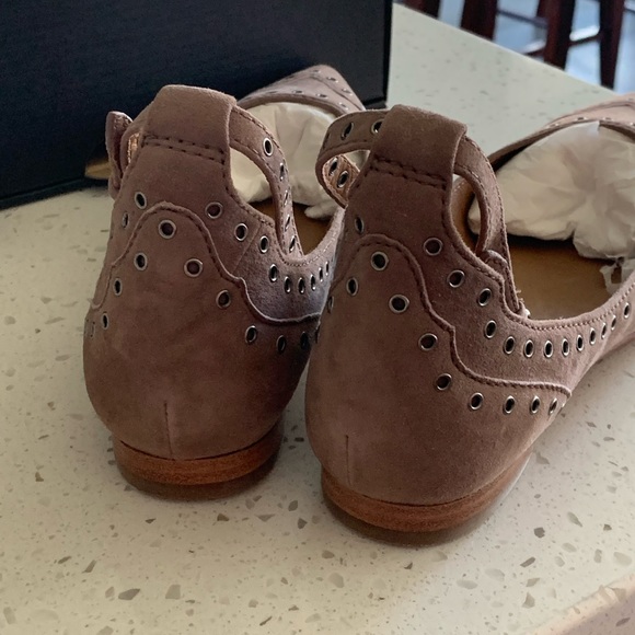 🔥 LIKE NEW! Frye Sienna Grommet Ankle Flats - Picture 6 of 9